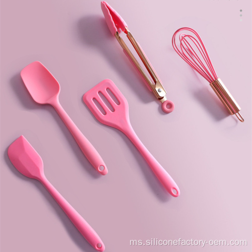 Peralatan dapur silikon set pengikis nonstick